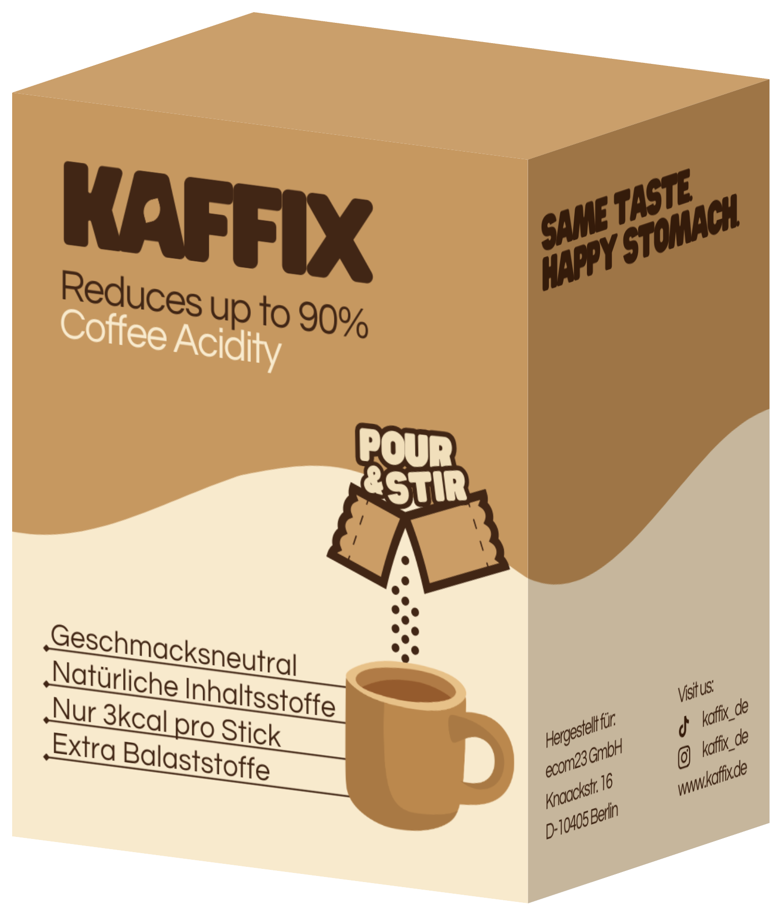 Kaffix Säurereduzierer - 30 Stickpacks